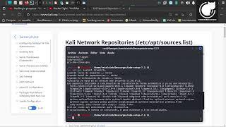 Instalacion de programas por terminal Kali Linux