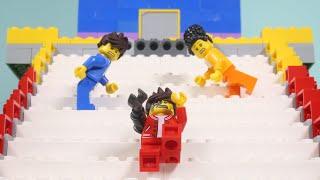 LEGO Brick Games: Slippery Slope Challenge STOP MOTION | Billy Bricks