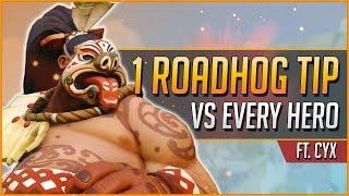 1 ROADHOG TIP vs EVERY HERO ft. Cyx (2019)