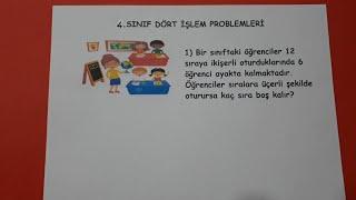 Çarpma, bölme, toplama, çıkarma problemleri 4.sınıf @Bulbulogretmen #matematik #4sınıf #problem