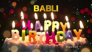 BABLI Happy Birthday Status  |  Happy Birthday BABLI | Special wishes for BABLI #birthday