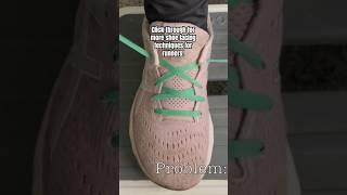 Narrow Feet? Try this lacing technique! | RunningGeekGirl #youtubeshorts
