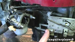 How Throttle and Choke Linkage is Setup on a Briggs 2 piece Carburetor (NEW ENGINE)