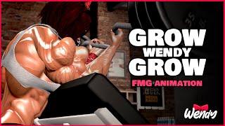 3D MUSCLE GIRL - Wendy Master - Wendy is growing