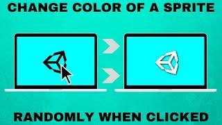 Changing the Color of a Sprite Randomly When It Is Clicked in Unity 2D