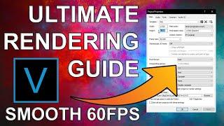 Sony Vegas 14 - BEST Rendering Settings Guide (60FPS, 1080p/4K)