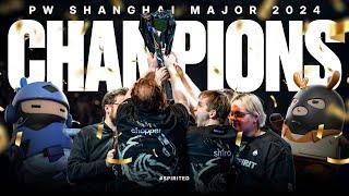 TEAM SPIRIT SHANGHAI MAJOR 2024 CHAMPIONS VLOG