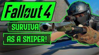 Can I Beat Fallout 4 Survival Difficulty as a SNIPER?! | Fallout 4 Survival Challenge!