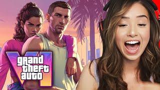 Pokimane Reacts to GTA 6 Trailer