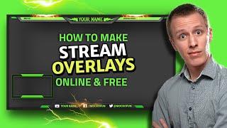 How To Make Stream Overlays for Streamlabs OBS & OBS Studios FREE & WITHOUT Photoshop (Tutorial)