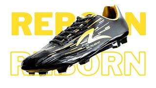 SPECS LIGHTSPEED REBORN BLACK PALE GOLD UNBOXING REVIEW DETAIL ASMR SEPATU BOLA FUTSAL