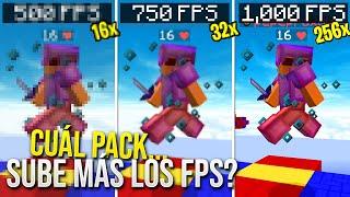 CUÁL TEXTURE PACK SUBE MÁS FPS en MINECRAFT 2023!?