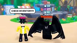 THE OWNER OF REBIRTH CHAMPIONS X JOINED AND GAVE ME THIS??? FREE SECRET AND SPECIAL PET!!! (Roblox)