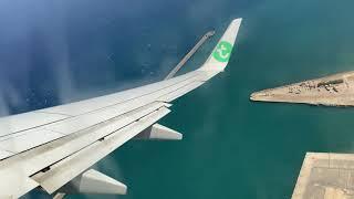 Transavia Boeing 737 Takeoff from Heraklion International Airport