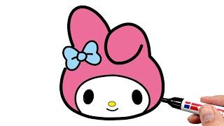 How to Draw My Melody (Head)