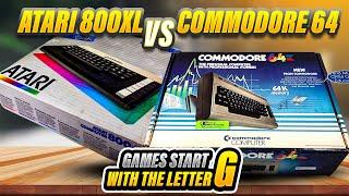 Retro Gaming Showdown: C64 vs. Atari 800XL - 10 Classic 'G' Games Compared