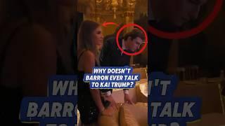 Why doesn’t Barron ever talk to Kai trump?#shorts #youtubeshorts #celebrity #barrontrump #kaitrump