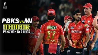 Punjab's King Size Win! PBKS vs MI 69th Match HIGHLIGHTS 2025