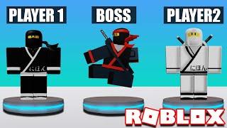 2 PLAYER NINJA TYCOON in ROBLOX! (ALL WEAPONS UNLOCKED!)