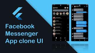 Flutter UI | Facebook Messenger App UI Clone | Speed Code | Flutter Cambodia