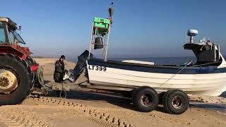 Nets sinking in 5 mins! Fast tides! Plenty of fish! Drift net fishing. Boat sea fishing UK.