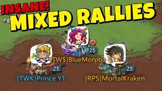 Crazy Mixed Rallies Against Castles! Lords Mobile