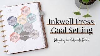 Goal Setting in Your Inkwell Press Planner | Integrating the Makse Life System