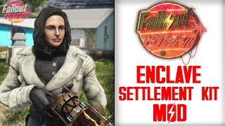 Fallout 4 - Enclave Settlement Kit Mod (By Fallout Miami) - HD 60fps