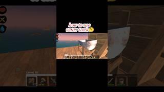 How To Use Water Tank In Survival craft#survivalcraft #epicshorts #craftideas #craftingandbuilding