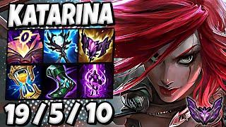 Katarina vs Diana MID [ Quadra Kill ] Patch 14.19 Korea Master 