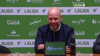 Rueda de prensa R. Racing Club vs Elche CF