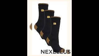 3 Pack Mens Black Winter Work Socks