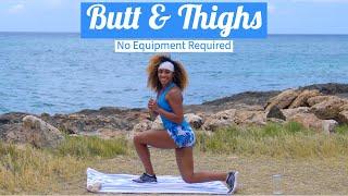 Butt & Thighs Workout - No Equipment Required - 30 Minutes | Workout With KK