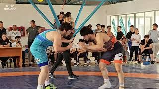 Buxoro “Barkamol avlod” sport musobaqalarining yunon-rum va erkin kurash turi bo‘lib o‘tmoqda