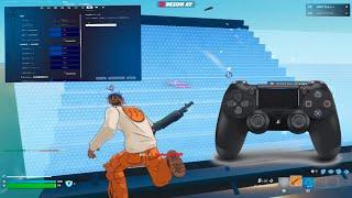 PS4 Controller  Fortnite 1v1 Build Fight  Gameplay + Best Controller Settings