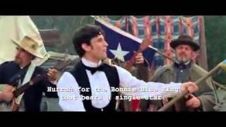 The Bonnie Blue Flag - with lyrics - popular Civil War song from the movie:  Gods and Generals - HQ