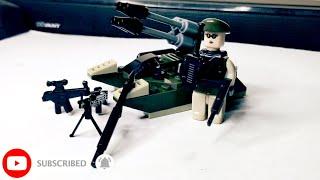 COOL AUSINI LEGO SPEED BUILDER SOLDIER ARMY FIGHTER SPEED BOAT  ASSEMBLY