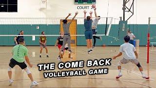 The Come Back Volleyball Game | Dimes vs Tall Ones