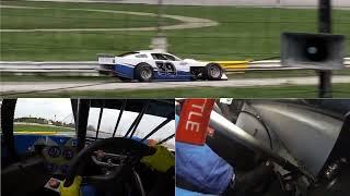 Rare racecar on-board views of Chad Atkinson Racing modified, 4-10-21, Qualifying@Sandusky Speed...