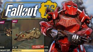 NEW Atomic Shop Update! Motorcycle, Enclave Paint, & More! | Fallout 76