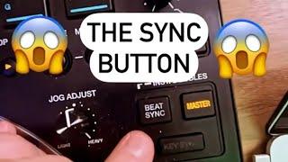 The sync button! #howtodj #djing #djtutorials