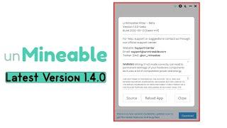 How to Update unMineable Miner - unmineable app latest version