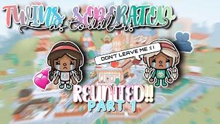 TWINS REUNITED AFTER BEING SEPARATED IN TOCA BOCA!! || P1P3RCHXRMS|| #tocaboca #trending ⭐️