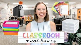 CLASSROOM MUST HAVES | things I love in my classroom