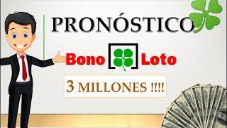 BONOLOTO DIARIO REDUCIDA 3 MILLONES DE BOTE #BONOLOTO #Pronóstico