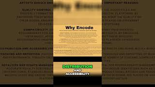 Master Music Encoding for Distribution and Royalties