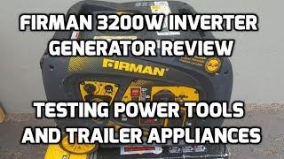 Firman 3200w Inverter Generator Review with Quiet Box