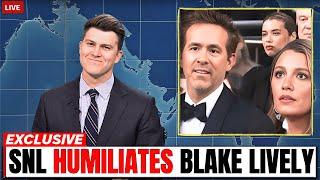 Blake Lively & Ryan Reynolds ROASTED by Scarlett Johansson's Husband Colin Jost on LIVE SNL Return!