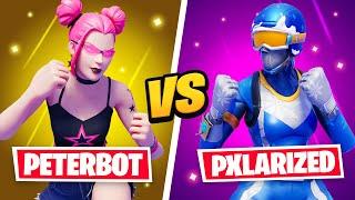 The Ultimate Fortnite 1v1 - Pxlarized vs. Peterbot