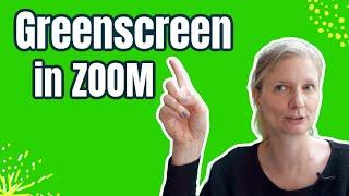  Green Screen in Zoom nutzen! Wie funktioniert der virtuelle Hintergrund in Zoom mit Green Screen.